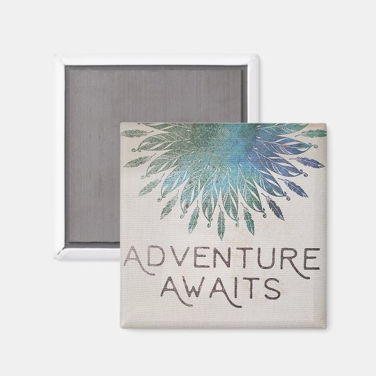 Abenteuer erwartet magnet (Vorderseite/Rückseite)