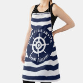 Abenteuer erwartet. Nennen Sie Ihr Boot. Schürze (InSitu)