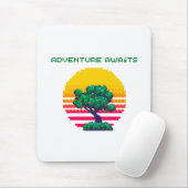 Abenteuer erwartet Pixel-Gaming Mousepad (Mit Mouse)