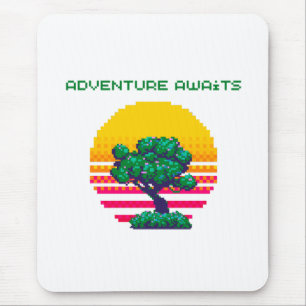 Abenteuer erwartet Pixel-Gaming Mousepad