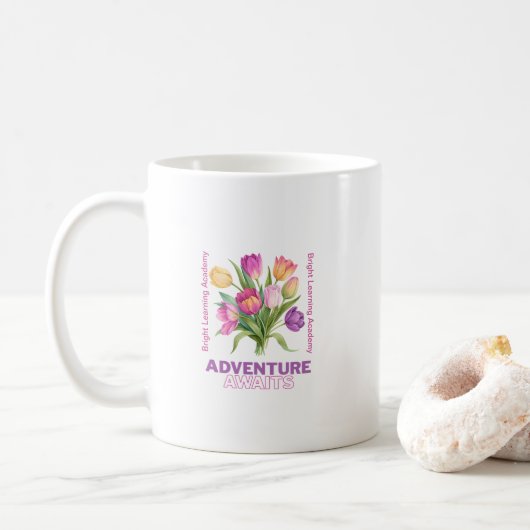 Abenteuer erwartet Schulgeist-Lehrer Kaffeetasse (Mit Donut)
