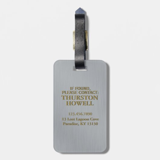 Abenteuer erwartet Seeanker-Kreuzfahrt-Ferien Gepäckanhänger (Rückseite vertikal)