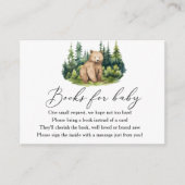 Abenteuer erwartet Waldbärenbücher für Kinder Begleitkarte (Vorderseite)