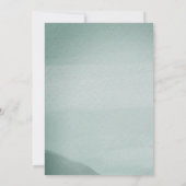 Abenteuer erwartet Waldschneeansammlung Einladung (Rückseite)