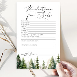 Abenteuer erwartet Waldvorhersagen für Baby