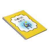 Abenteuer erwartet Whimsical Notizblock (Rechte Seite)