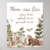 Abenteuer erwartet Woodland Tiere Mama Osa Bar Poster (Vorne)