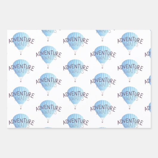 Abenteuer erwartet Wrapping Paper Flat Sheets Geschenkpapier Set (Vorderseite 2)