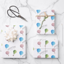 Abenteuer erwartet Wrapping Paper Flat Sheets Geschenkpapier Set