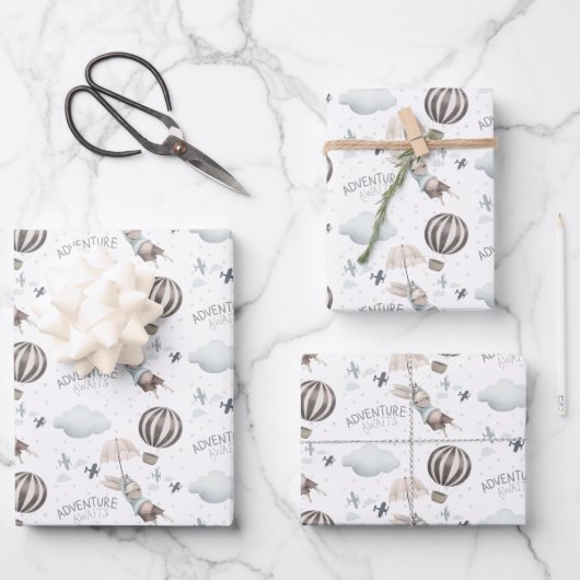 Abenteuer erwartet zwielichtige Wrapping Paper She Geschenkpapier Set (Vorderseite)