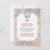 Abenteuer fängt Buch-Antrag-Karten-Reise-Dusche an Einladung (Vorderseite)