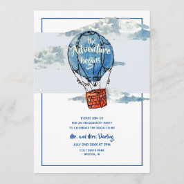 Abenteuer fängt Einladung an