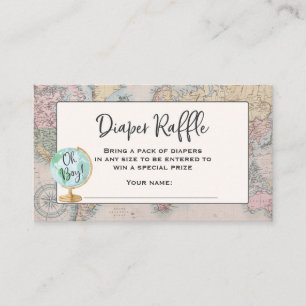 Abenteuer fängt Windelraffle-Karten-Reise-Karte an Begleitkarte