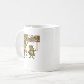 Abenteuer Frösche Kurzgeschichte Kaffeetasse (Vorderseite Links)