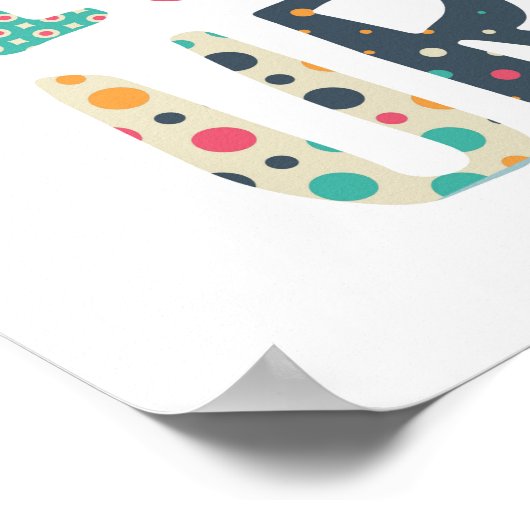 Abenteuer | Fun Muster Poster (Ecke)