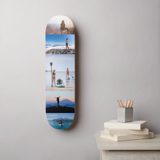 Abenteuer Fünf FotoCollage Erstellen Sie Ihre eige Skateboard (Wandkunst)