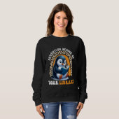 Abenteuer Funny fängt bei Library Niedlich Pinguin Sweatshirt (Vorne ganz)