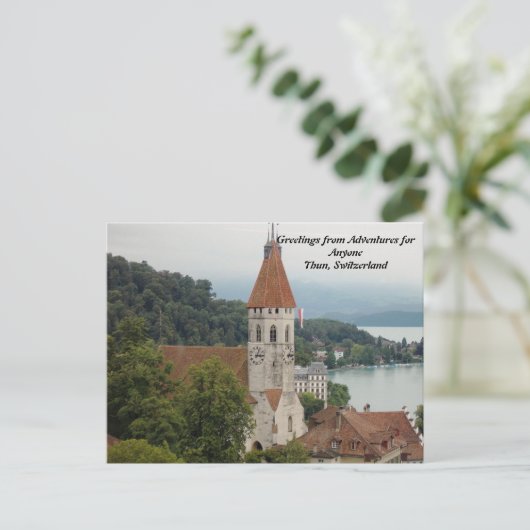 Abenteuer für alle Postkarten Thun, Schweiz (Stehend Vorderseite)