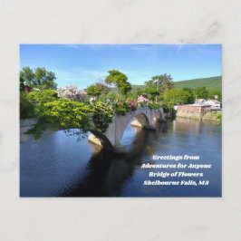 Abenteuer für jede Brücke von Blume Postkarte