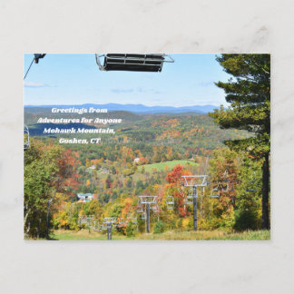 Abenteuer für jeden Mohawk Mountain, CT Postkarte
