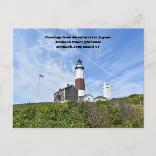 Abenteuer für jeden Montauk Leuchtturm Postkarte (Vorderseite)