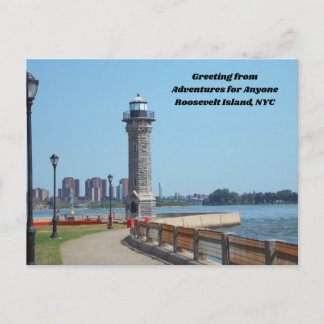 Abenteuer für jeden Roosevelt Is, NYC Postkarte