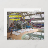 Abenteuer für jeden Weltwasserpark Postkarte (Vorne/Hinten)