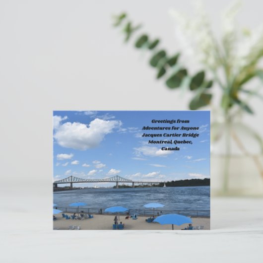 Abenteuer für jedermann JC Bridge, Postkarte von M (Stehend Vorderseite)