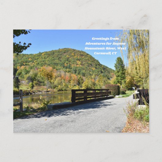 Abenteuer für jedermann West Cornwall, CT Postcard Postkarte (Vorderseite)