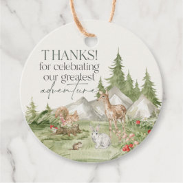 Abenteuer für Waldtiere erwartet Sie Geschenkanhänger