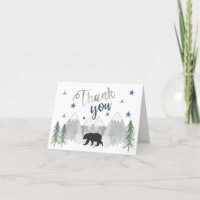 Abenteuer geklappt Dankeschön Karte Black Bear Nav