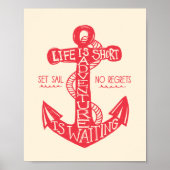 Abenteuer Gewartet Art Print Poster (Vorne)