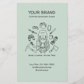 Abenteuer Guides Wander- & Campingflyer mit QR Flyer (Vorne)