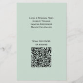 Abenteuer Guides Wander- & Campingflyer mit QR Flyer (Hinten)