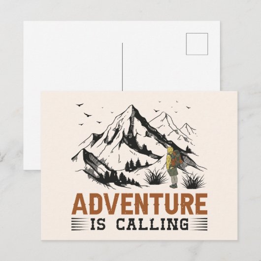 Abenteuer heißt Postkarten rufen (Vorne/Hinten)