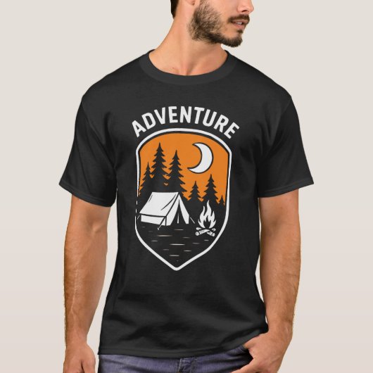 Abenteuer Herren Basic T-Shirt (Vorderseite)