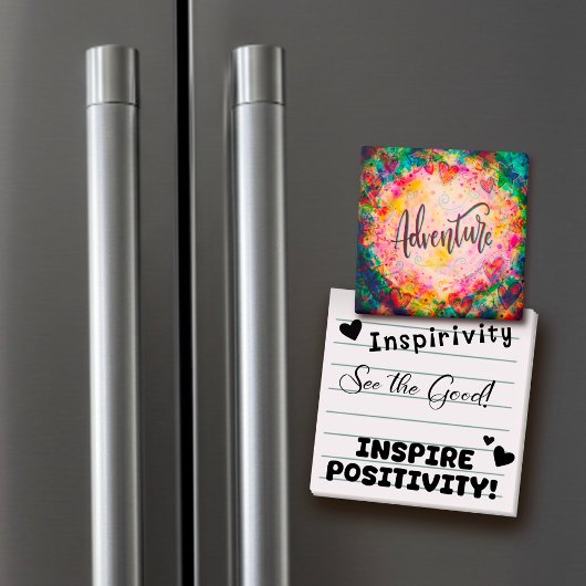 Abenteuer Hübsch Trendy Fun ONE WORD Inspirivity Magnet