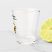 Abenteuer-Hütten-Trip-Junggesellenabschied-Rustika Schnapsglas (Rechts)