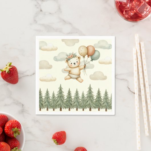 Abenteuer im Flohbären Serviette (Beispiel)