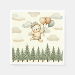 Abenteuer im Flohbären Serviette