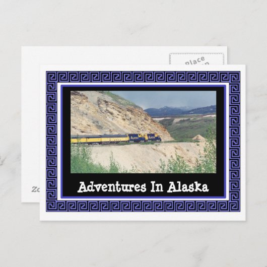 Abenteuer in Alaska Postkarte (Vorne/Hinten)