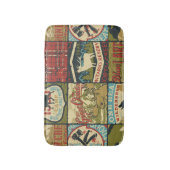 Abenteuer in den Nordgebieten: Symbolisches Patchw Badematte (Vorderseite Vertikal)