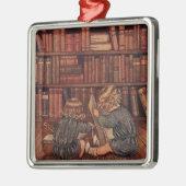 Abenteuer in der Bibliothek Silbernes Ornament (Links)