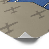 Abenteuer in der Luftfahrt Poster (Ecke)