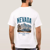 Abenteuer in der Wüste Nevadas T-Shirt (Rückseite)