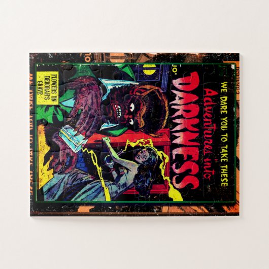 Abenteuer in Dunkelheit #9, Gold Age Horror Cover Puzzle (Horizontal)