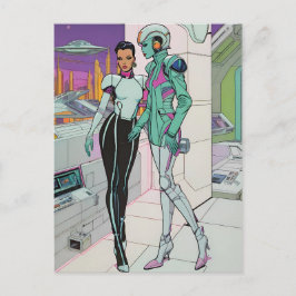 Abenteuer in einem Einkaufszentrum aus dem 25. Jah Postkarte