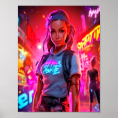 Abenteuer in Neo-City Poster (Vorne)