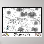 Abenteuer in Oz Karte Poster (Vorne)