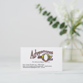 Abenteuer in Unze - Visitenkarten Visitenkarte (Stehend Vorderseite)